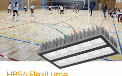 Quel type de luminaire LED convient aux terrains de sport intérieurs sans être ébloui?
