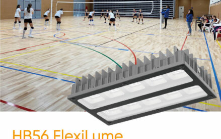 Quel type de luminaire LED convient aux terrains de sport intérieurs sans être ébloui ?